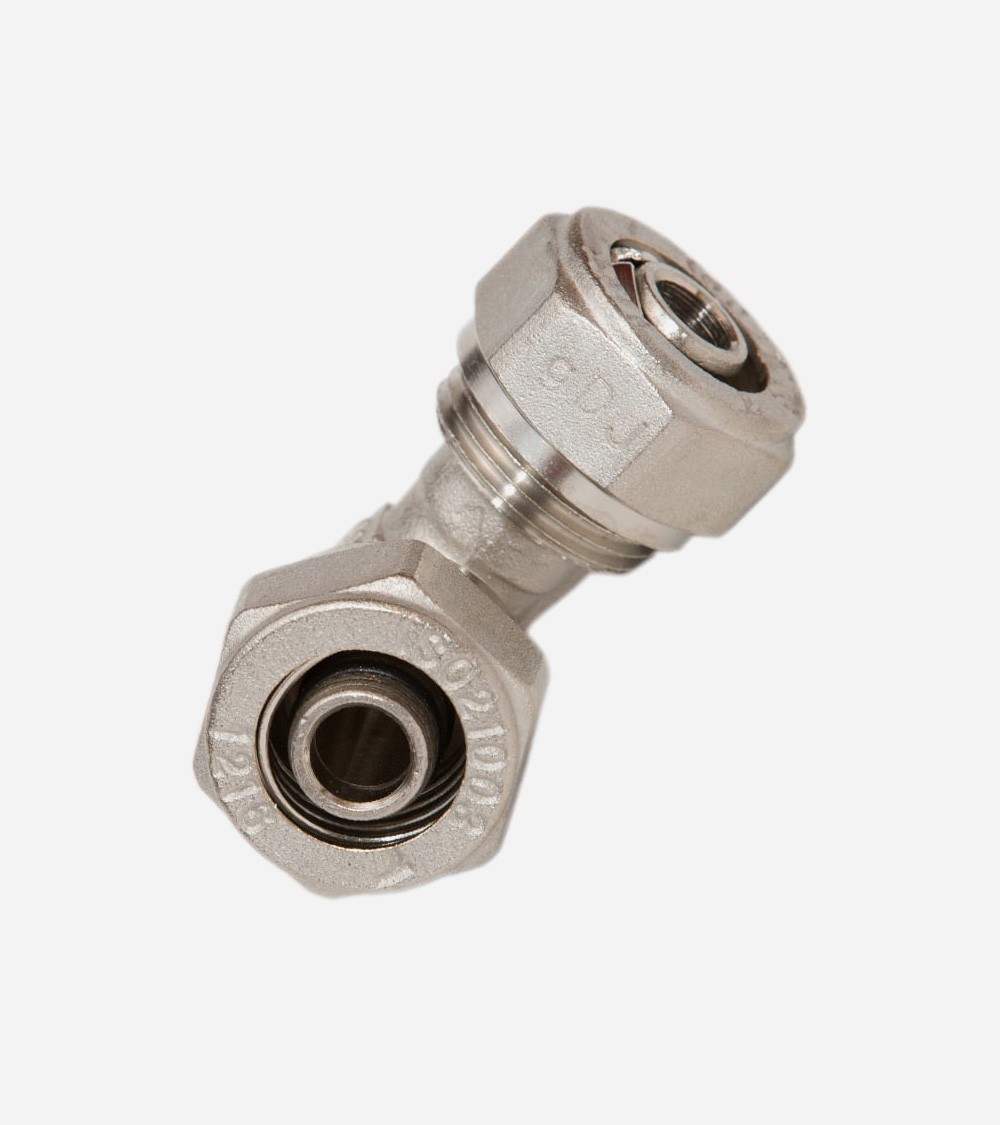 thumbnail image 2 of T7Design 16mm (5/8") Hot Water Hose Elbow Connector – Right Angle Joiner Fitting 2 of 4